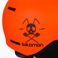 Skihelm Kinder Salomon Grom Visor orange L48369 7