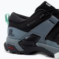 Trekkingschuhe Damen Salomon X Ultra 4 GTX schwarz-blau L412896 7
