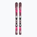 Kinder-Abfahrtsski Salomon Lux Jr S + C5 bordeau/pink 6