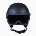 Skihelm Damen Salomon Icon LT Visor Photo Sigma S1-S3 dunkelblau L415298 2