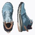 Trekkingschuhe Damen Salomon Predict Hike Mid GTX blau L41467 14