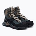 Trekkingschuhe Damen Salomon Quest Element GTX schwarz-blau L414574 4