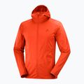 Hybridjacke Herren Salomon Outline AS Hybrid Mid rot LC189