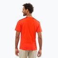 Wandershirt trekking Herren Salomon Outline SS rot LC17152 2