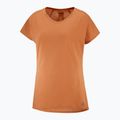 Wandershirt trekking Damen Salomon Essential Shaped SS orange LC179