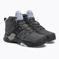 Damen-Trekkingschuhe Salomon X Ultra 4 Mid GTX magnet/schwarz/zen 4