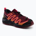 Laufschuhe Trail Kinder Salomon XA Pro V8 dunkelrot L416138