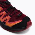 Laufschuhe Trail Kinder Salomon XA Pro V8 dunkelrot L416138 7