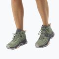Trekkingschuhe Damen Salomon X Ultra 4 MID GTX grün L416251 17