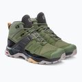 Trekkingschuhe Damen Salomon X Ultra 4 MID GTX grün L416251 4