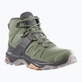 Trekkingschuhe Damen Salomon X Ultra 4 MID GTX grün L416251 11