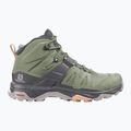 Trekkingschuhe Damen Salomon X Ultra 4 MID GTX grün L416251 12