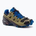 Laufschuhe Trail Herren Salomon Speedcross 5 GTX grün-blau L416124