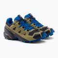 Laufschuhe Trail Herren Salomon Speedcross 5 GTX grün-blau L416124 5