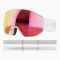 Skibrille Salomon Radium white/sigma poppy red L4753 7
