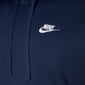 Nike Sportswear Club Fleece-Kapuzenpullover für Männer Mitternachtsmarine/Mitternachtsmarine/Weiß 3