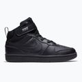 Kinderschuhe Nike Court Borough Mid 2 black/black/black