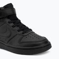 Kinderschuhe Nike Court Borough Mid 2 black/black/black 7