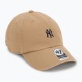 47 Marke MLB New York Yankees Base Runner Kappe CLEAN UP khaki
