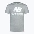 Herren New Balance Essentials Stacked Logo t-shirt grau