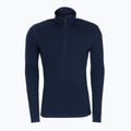 Herren Smartwool Merino 250 Baselayer 1/4 Zip Boxed Thermo-T-Shirt navy blau 16356-092-S