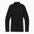 Women's Smartwool Merino 250 Baselayer 1/4 Zip Boxed thermische T-Shirt schwarz 16374