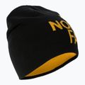The North Face Reversible Tnf Banner Wintermütze schwarz und gelb NF00AKNDAGG1