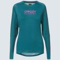 Oakley WMNS Factory Pilot LS Damen Fahrradtrikot grün FOA500224