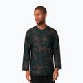 Radtrikot Herren Oakley Ride Free LS grau-grün FOA4455