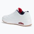 Schuhe Herren SKECHERS Uno Stand On Air white/navy/red 3