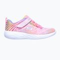 SKECHERS Go Run 600 Shimmer Speeder Kinder Trainingsschuhe hellrosa/multi 12