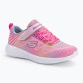 SKECHERS Go Run 600 Shimmer Speeder Kinder Trainingsschuhe hellrosa/multi