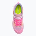 SKECHERS Go Run 600 Shimmer Speeder Kinder Trainingsschuhe hellrosa/multi 6