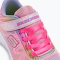 SKECHERS Go Run 600 Shimmer Speeder Kinder Trainingsschuhe hellrosa/multi 8