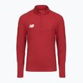 Kinder Fußball Sweatshirt New Balance Training 1/4 Zip gestrickt kastanienbraun NBEJT9035