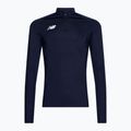 Herren Fußball Sweatshirt New Balance Training 1/4 Zip gestrickt marineblau NBEMT9035