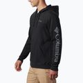 Herren Columbia Logo Fleece Full Zip Fleece-Sweatshirt schwarz 1889164010 3