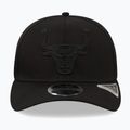 Neue Era Tonal Schwarz 9Fifty Stretch Snap Chicago Bulls Kappe schwarz 3