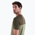 Trekking Shirt Herren icebreaker Merino Cool-Lite Sphere III SS Tee Colour Block lichen/loden 4
