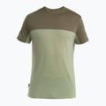 Trekking Shirt Herren icebreaker Merino Cool-Lite Sphere III SS Tee Colour Block lichen/loden 7