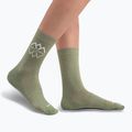 Icebreaker Damen-Trekkingsocken Life Fine Gauge Crew IB Logo Reflections Flechten/Schnee
