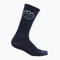 Icebreaker Life Fine Gauge Crew IB Logo Reflections Herrentrekkingsocken midnight navy/snow