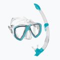 Mares Combo Trygon aqua/weiß/klar Schnorchelset