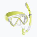 Mares Combo Pirate Neon gelb/weiß/klar Kinder Schnorchelset 411788BB
