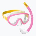 Mares Combo Jelly rosa/gelb/klar Kinderschnorchelset