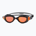 Zoggs Predator Flex Titanium grau/ schwarz/ Spiegel orange Schwimmbrille