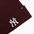 Wintermütze 47 Brand MLB New York Yankees Haymaker dark maroon 3