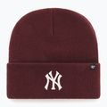 47 Marke MLB New York Yankees Haymaker Wintermütze dunkel kastanienbraun