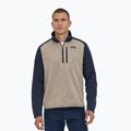 Herren Patagonia Better Sweater 1/4 Zip Fleece-Sweatshirt oar tan