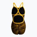 Einteiliger Badeanzug Damen TYR Fizzy Diamondfit schwarz-gold DFIZ_8_28 2
